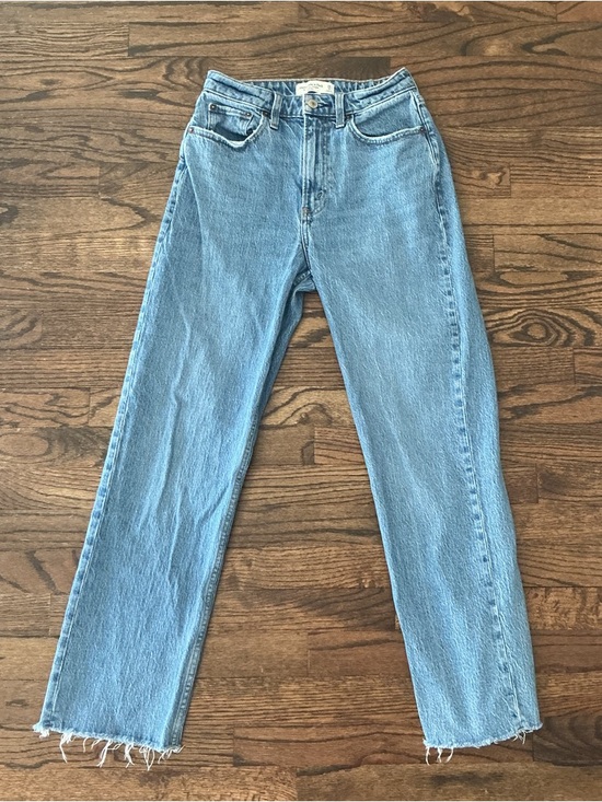 Abercrombie & Fitch Denim - Abercrombie & Fitch Light Blue Straight Leg Jeans